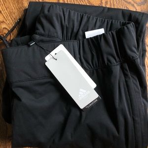 Adidas black windbreaker sweats